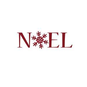 Noel With Snowflake - Christmas, Holiday And..
