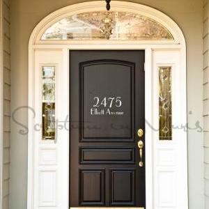 House Number / Address Front Door - With Street..