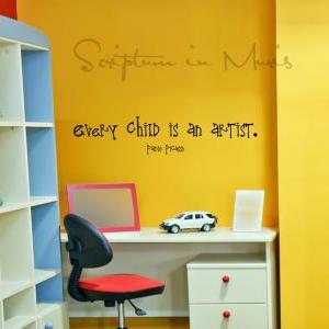 Every Child Is An Artist Vinyl Decal