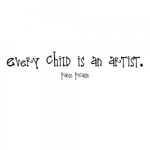 Every Child Is An Artist Vinyl Decal