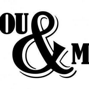 You And Me Bedroom Decal
