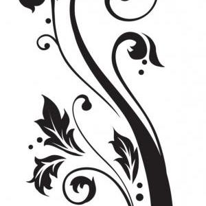 Wall Accent Scrolls Decal