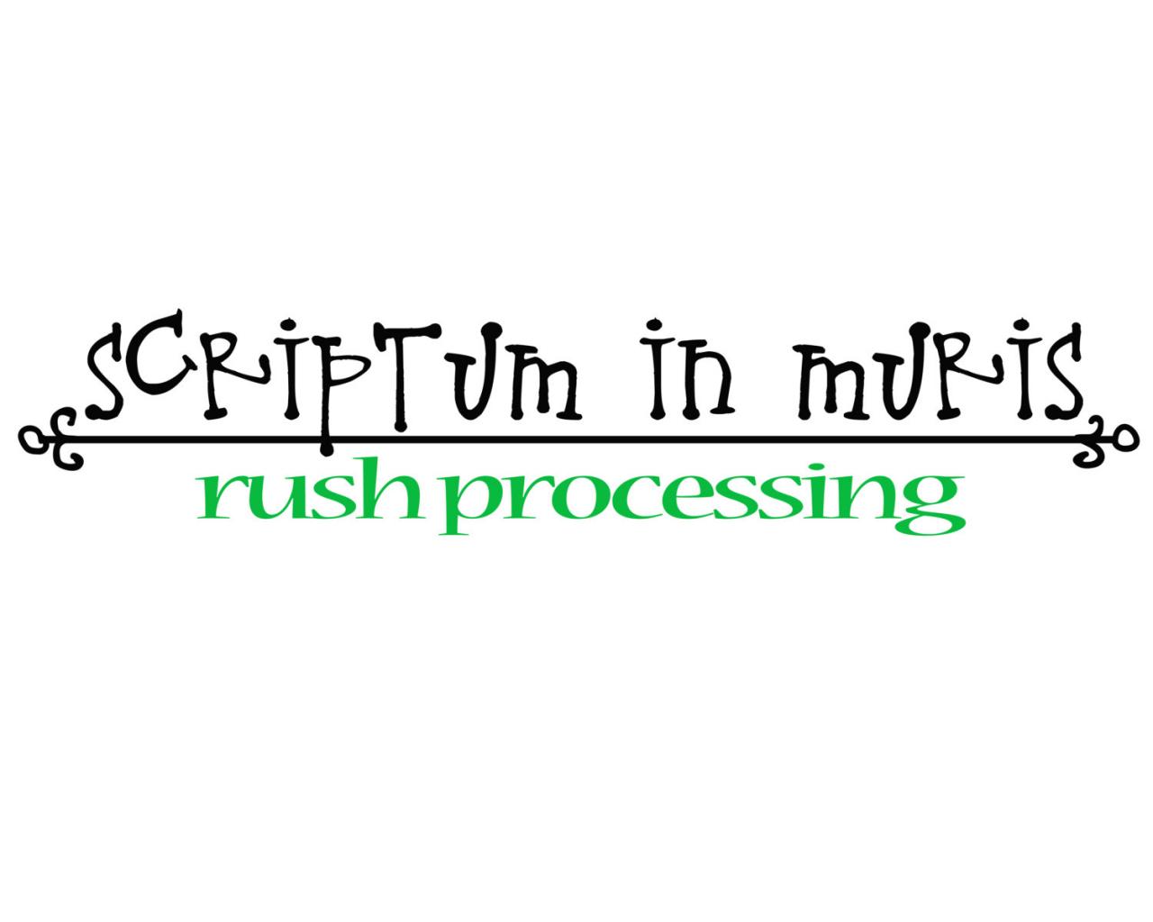 Upgrade Your Order With Rush Processing